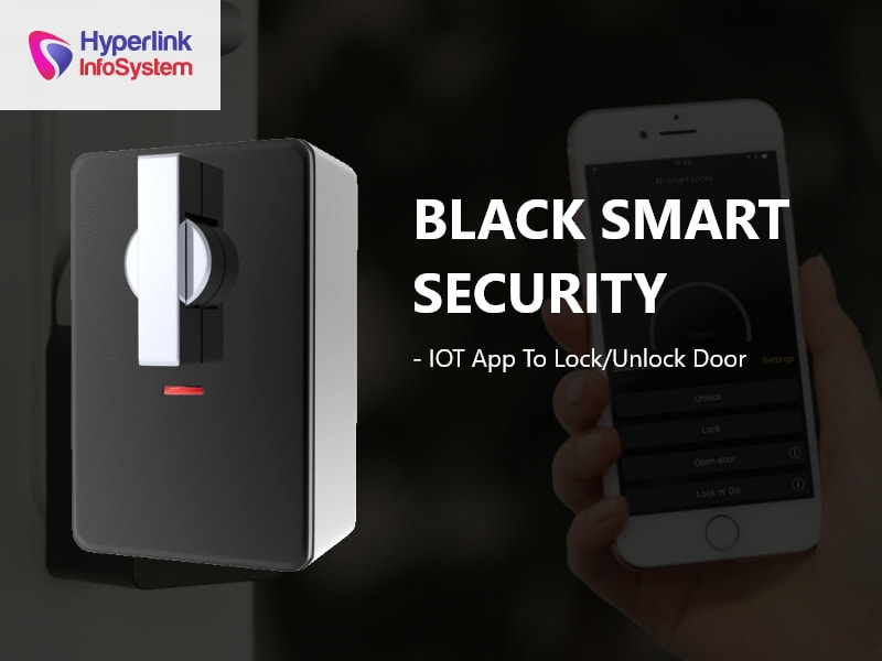 black smart security iot app