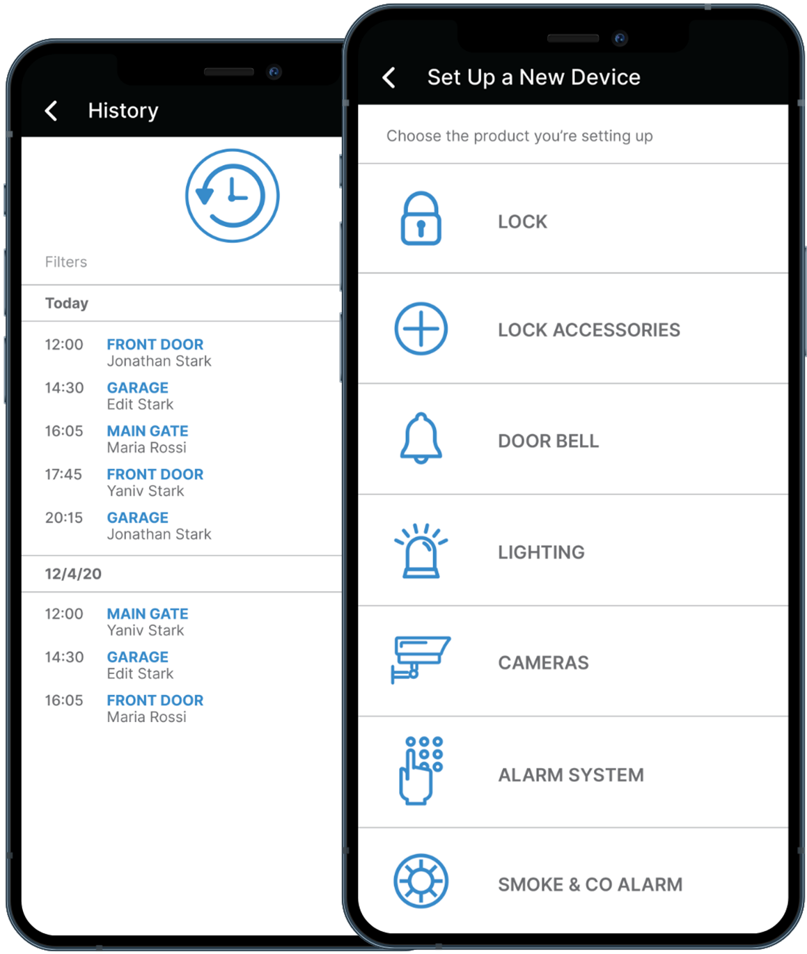 black smart security app