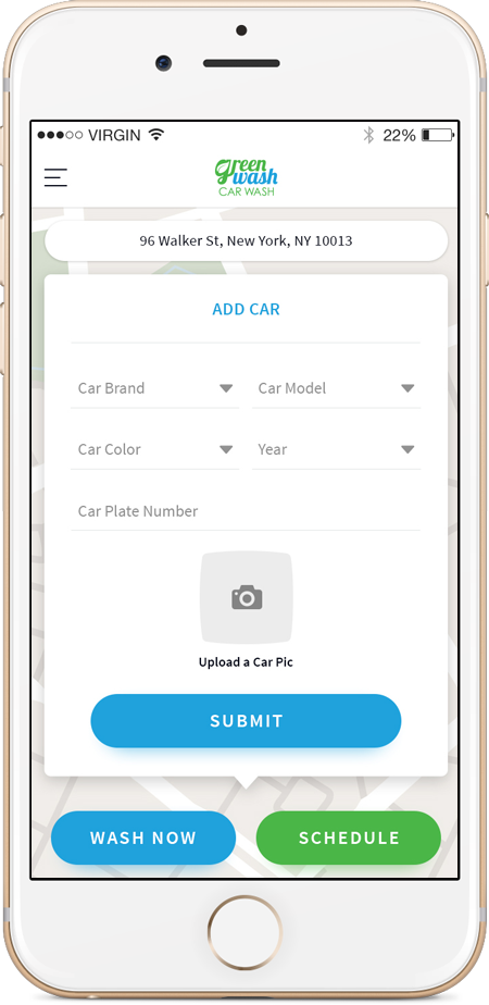 on-demand car wash app development