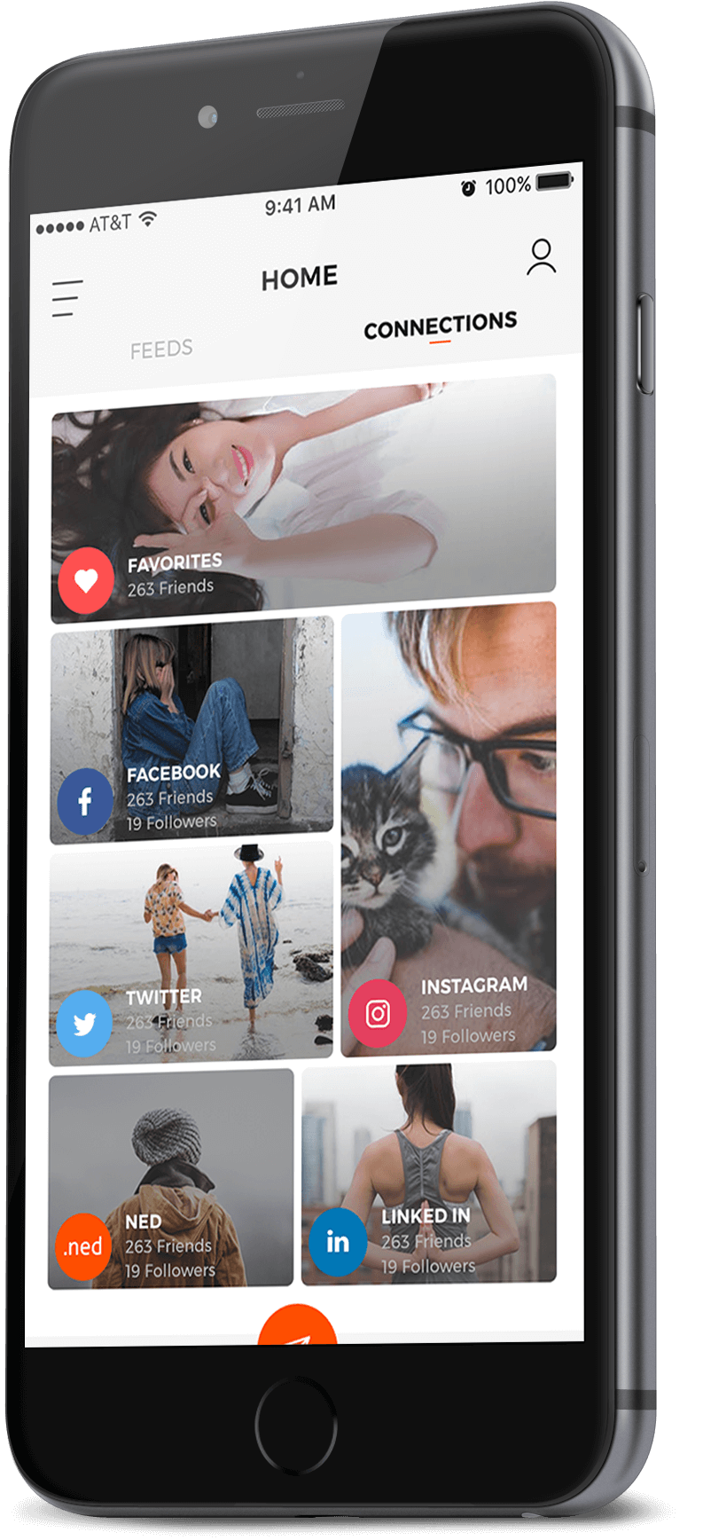 cross platform social media app