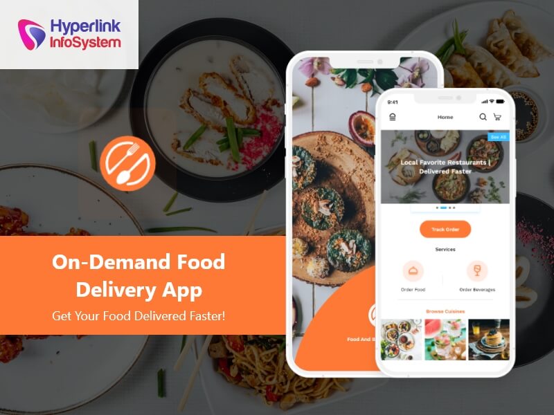 on demand food delivery app