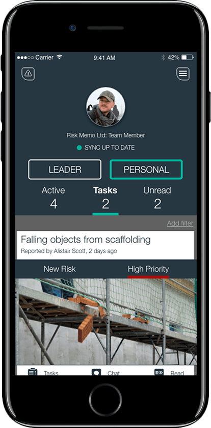 risk and damage management app