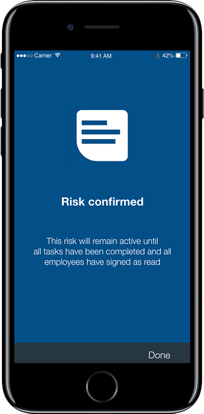 risk and damage management app