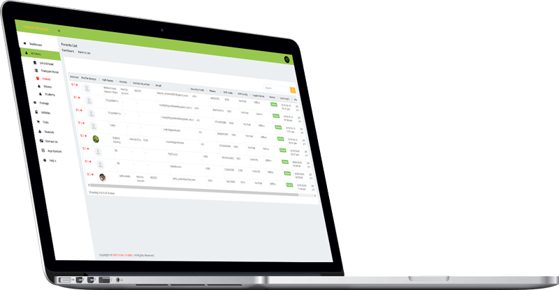 smart shuttle admin panel