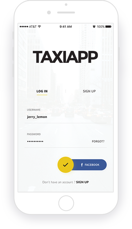 on-demand taxi app