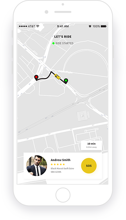 on-demand taxi app