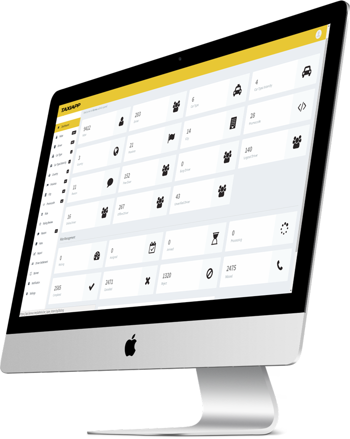taxiapp admin panel