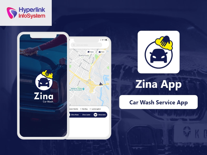 zina on demand car wash service app