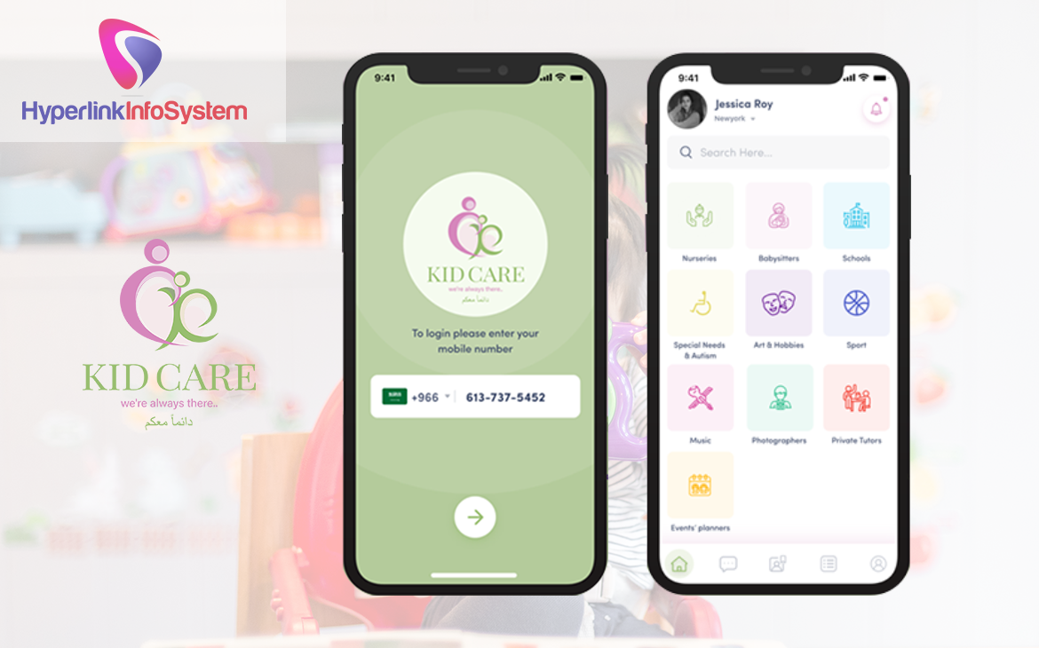 kids care app development