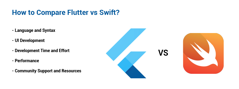 how to compare flutter vs swift?
